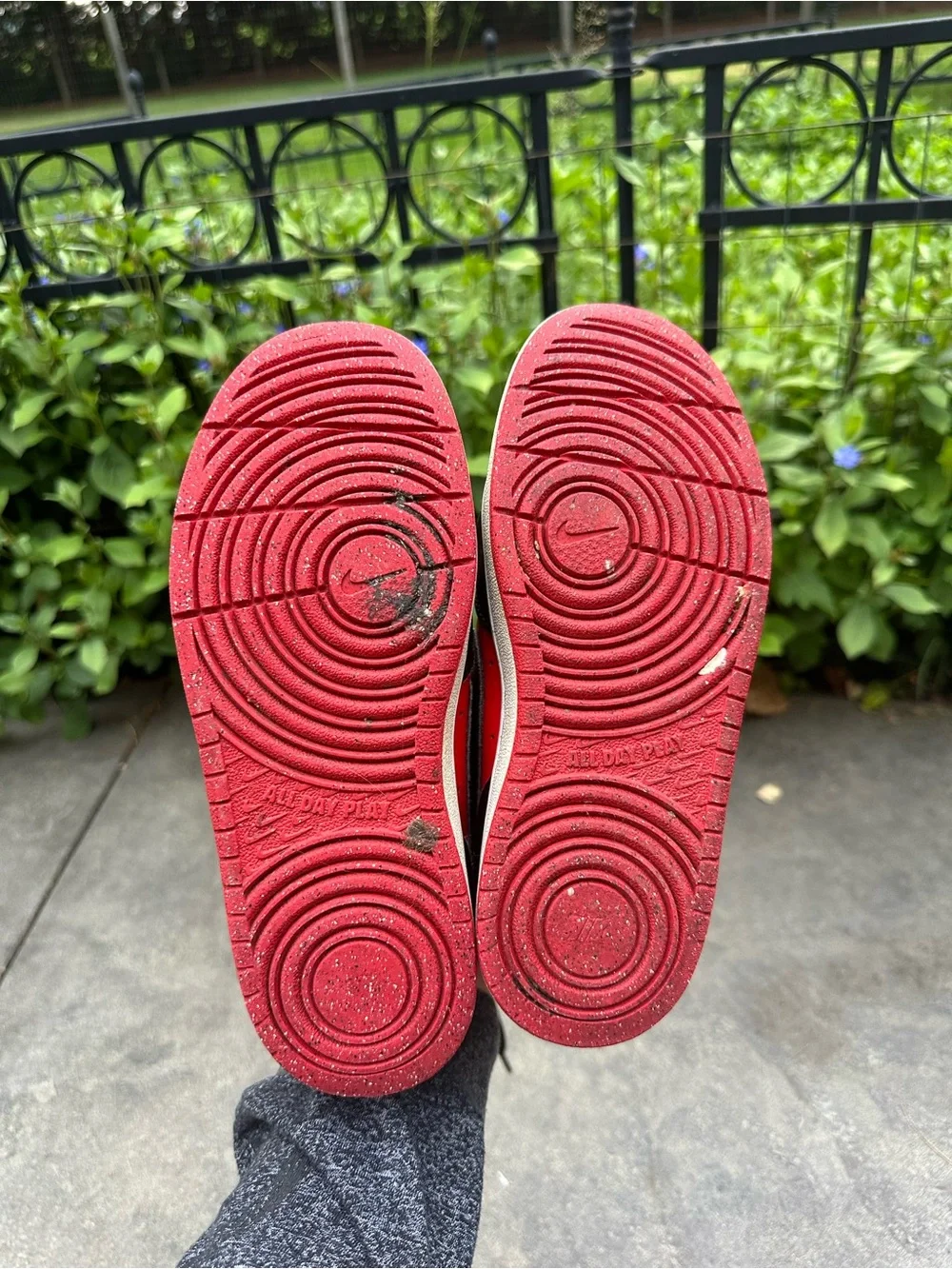 Nike Kids Red and Black Sneakers